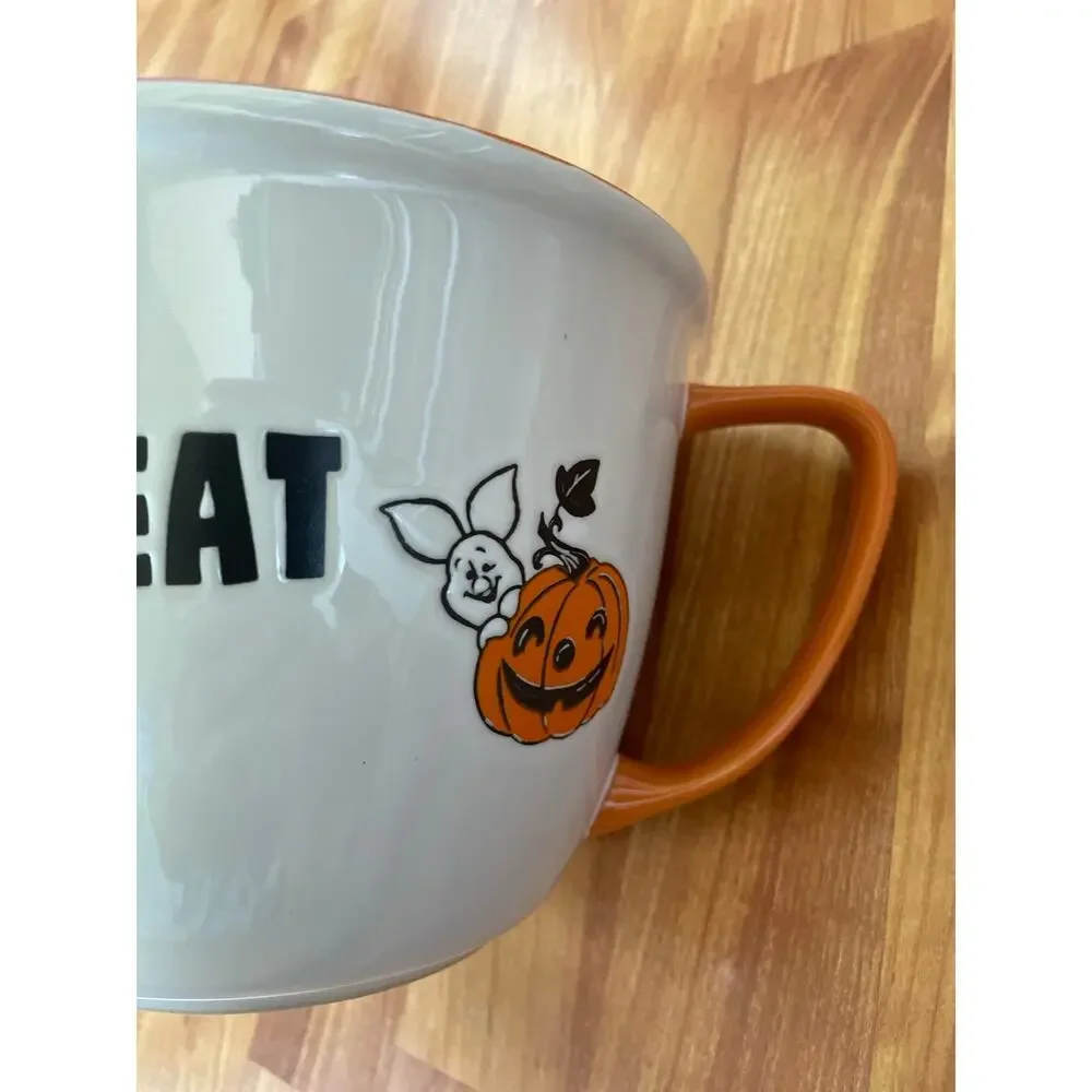 Disney‎ Winnie The Pooh Halloween Large Ceramic Trick Or Treat Mixing Bowl Jug